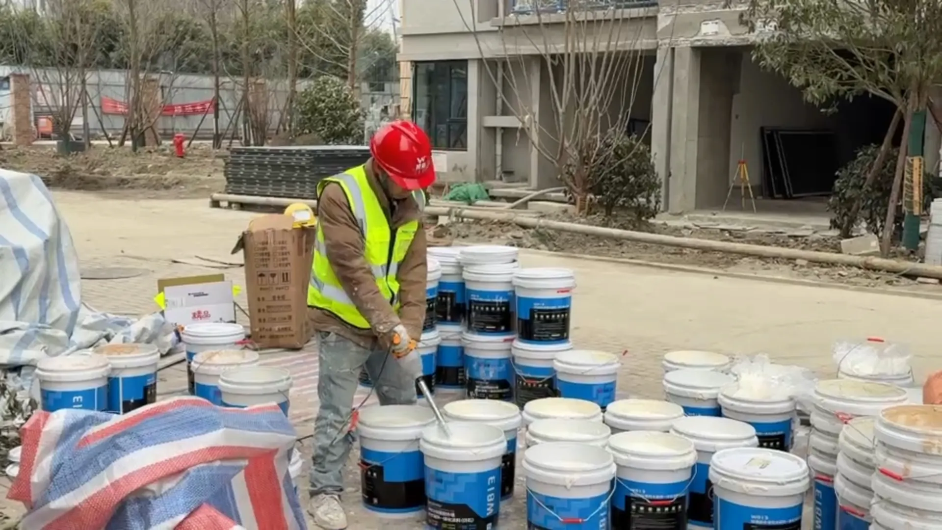W8 Silicone Rubber Integrated Waterproofing& Decorative System for Exterior Walls