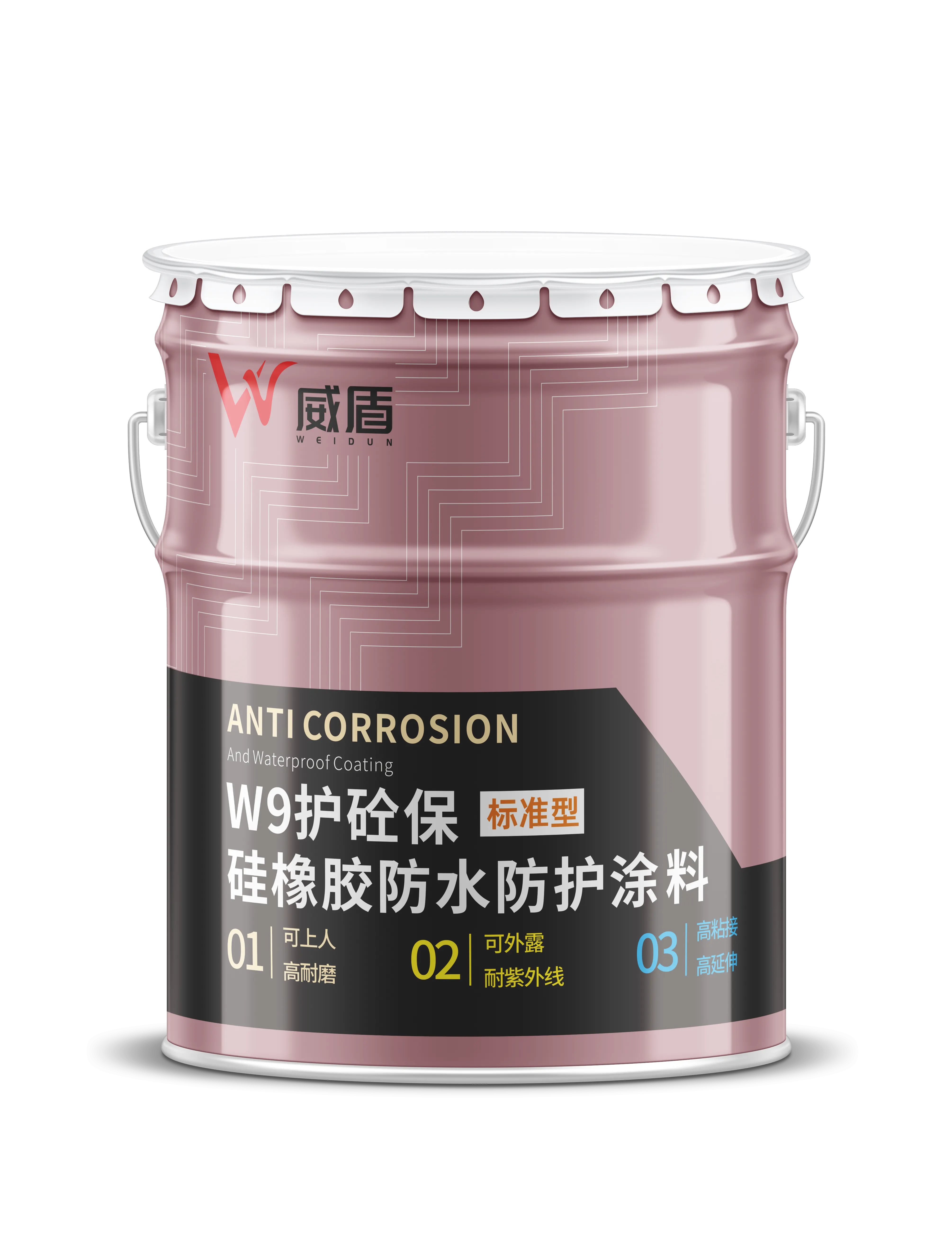 W9 Concrete Protection Silicone Rubber Waterproofing and Protective Coating